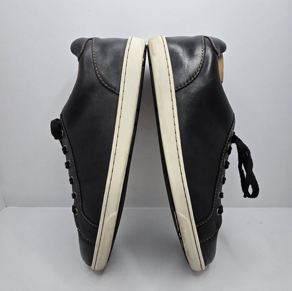 Born | Allegheny black smooth leather casual low-top sneakers | MENS 13 - Picture 8 of 9